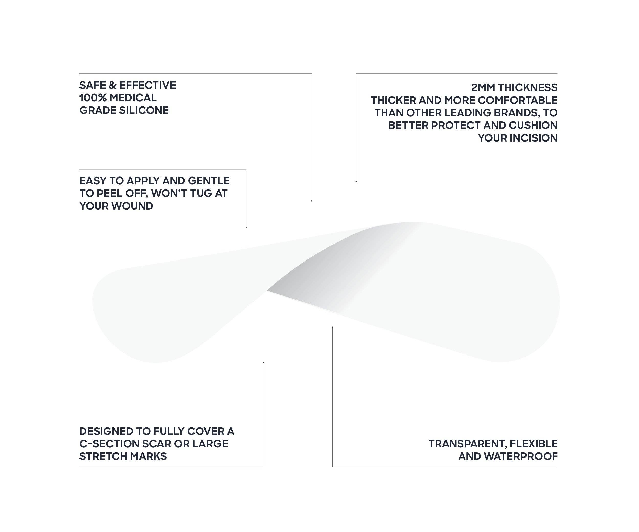 Image of Bare Mum - Silicone Gel Scar Strips